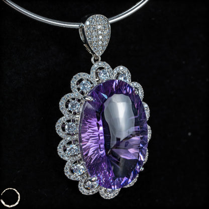Amethyst-Anhänger – ein Meisterwerk aus Licht, Tiefe und Eleganz 15,64g 78,2ct