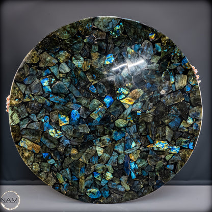 Große Galaxie-Labradorit Tischplatte -17162,22g
