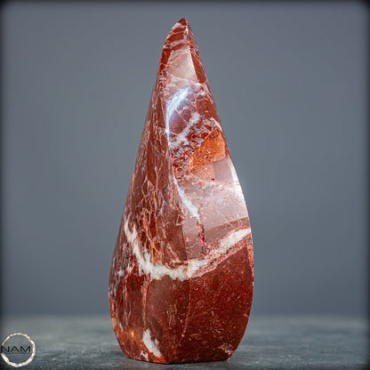 Himalaya-Jaspis-Flamme – Kraftvolle Naturzeichnung-1002,33g