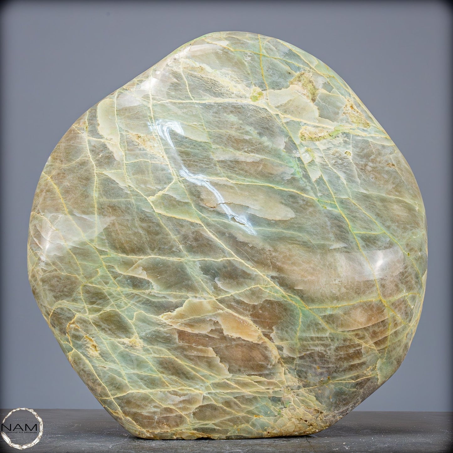 Natürliche Garnierit-Grüner Mondstein Kristall-Freiform - 11528,13g
