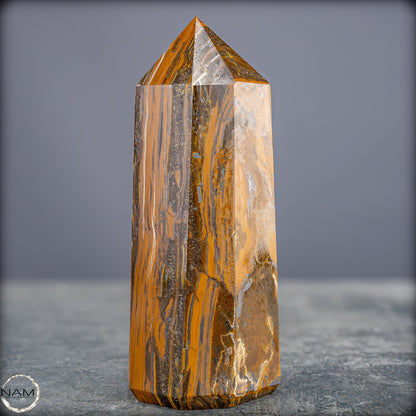 Natürlicher Tigerauge-Obelisk - 899,97g