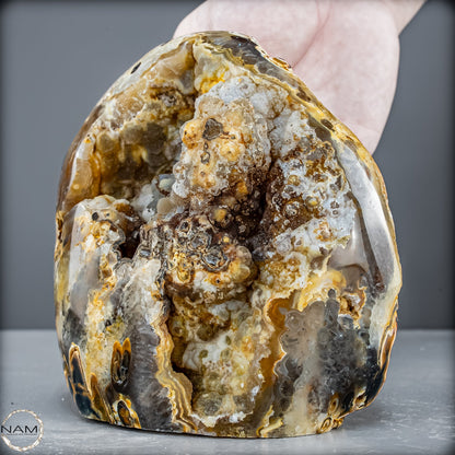 Achat-Druse –  Natürlichen Schönheit aus Brasilien 1661,19g
