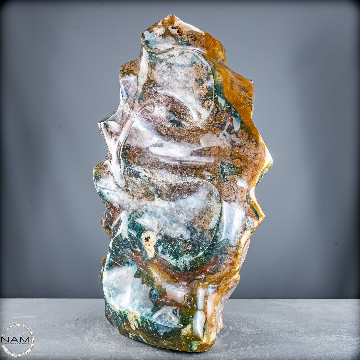 Natürliche Ocean Jasper Flamme - 63301,44g