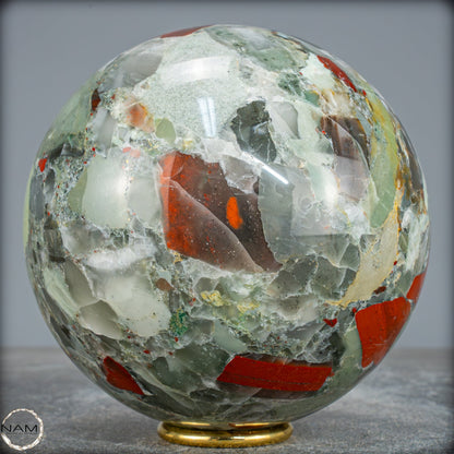 Natürliche Drachenblut-Jaspis Kugel aus Afrika - 2959,58g - 132mm