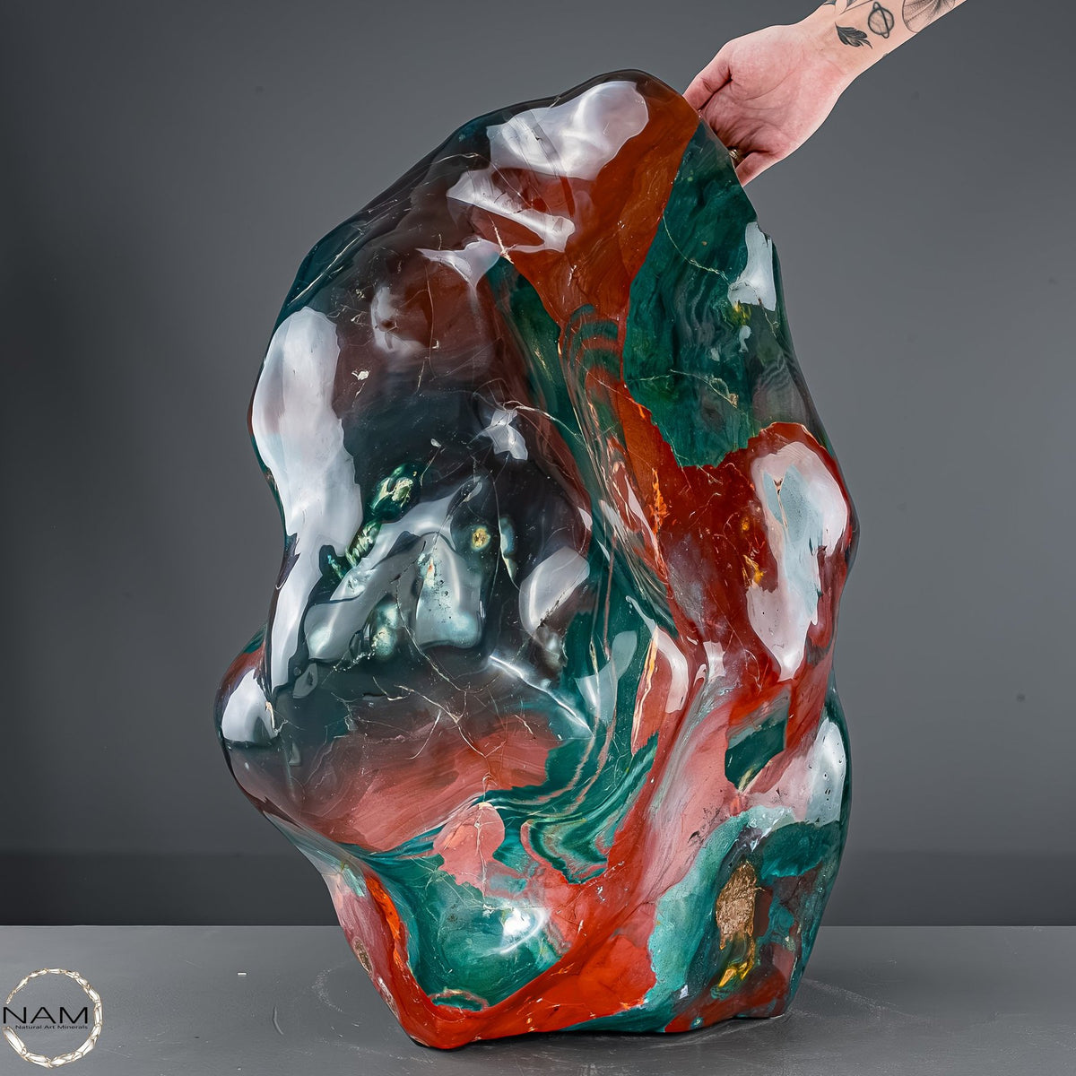 Natürliche Polychrome Jaspis Kristall-Freiform XXL -138557,29g
