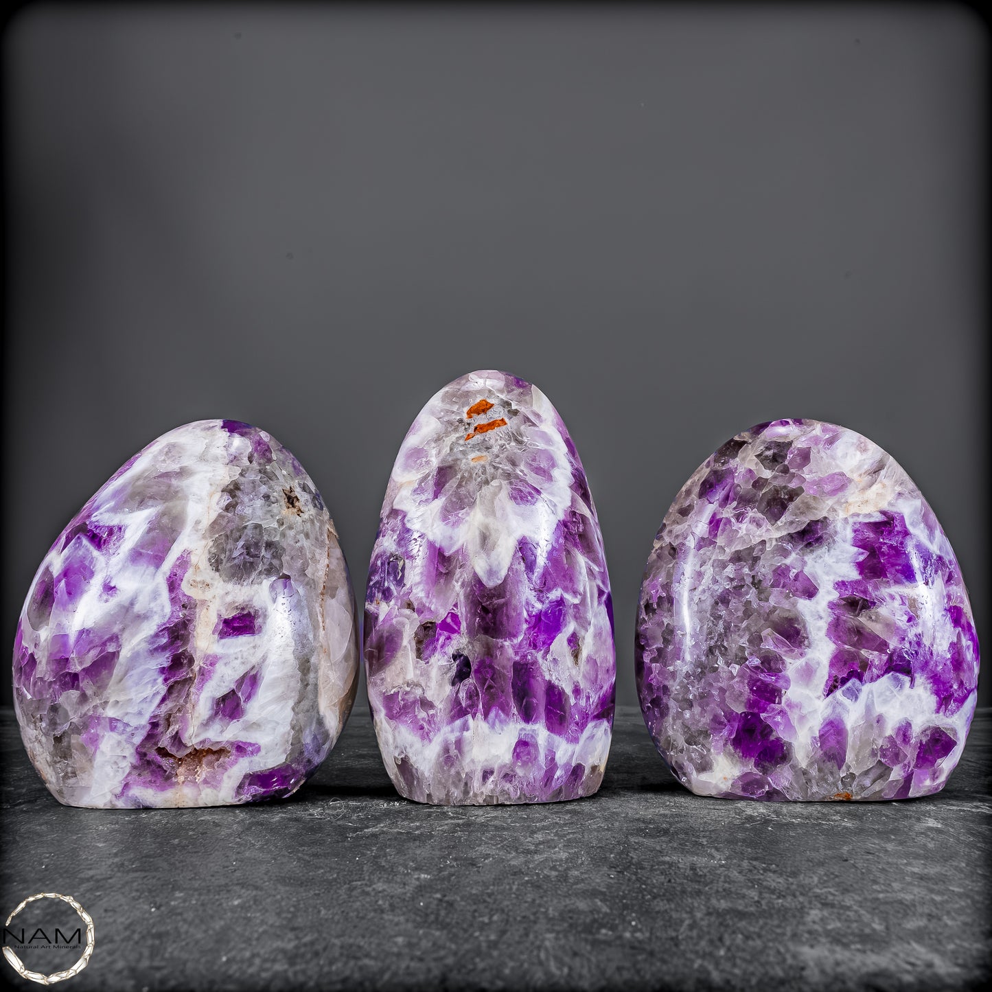 Natürliches Amethyst & Prasiolith Freiformen Set -1652,36g