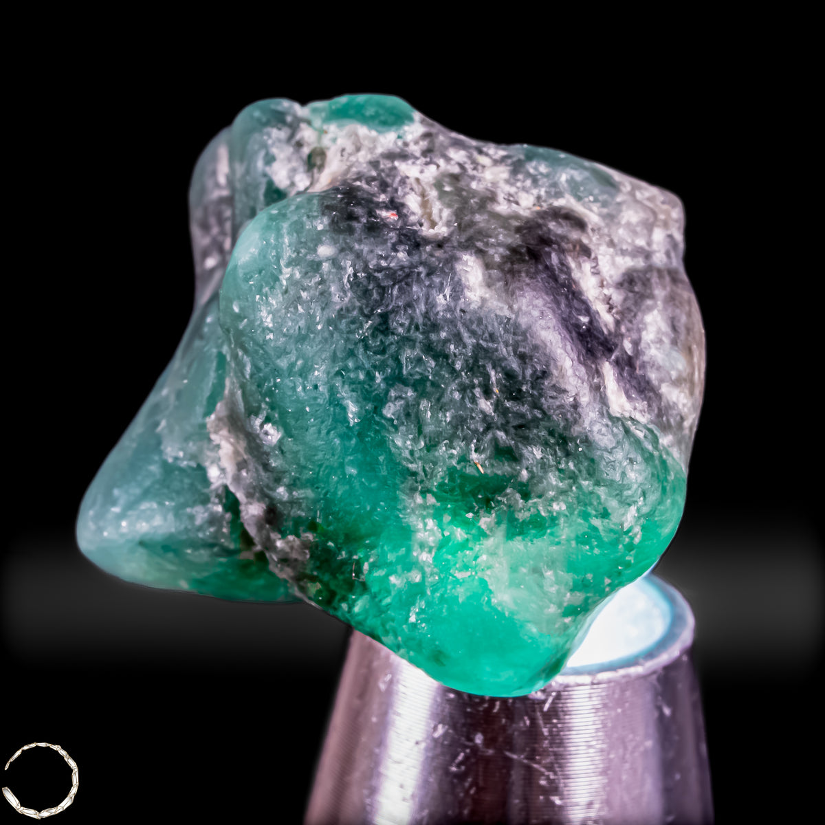 Natürlicher Smaragdkristall aus Kolumbien, unbehandelt - 8,71g -43,55ct