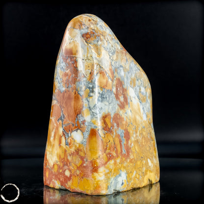Natürliche Indonesische Picture Jasper-Kristall Freiform – 866,28g
