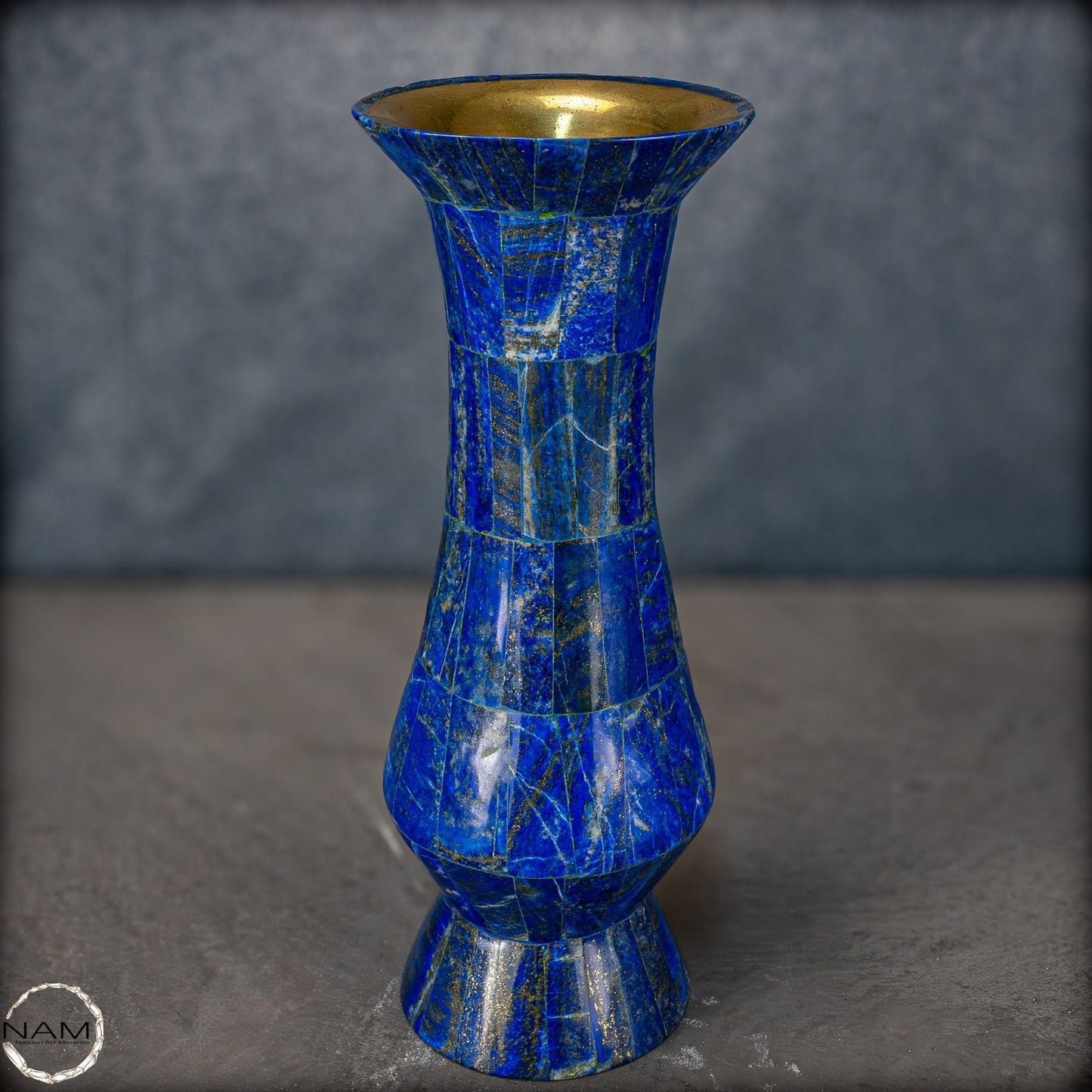 Seltener Natürliche Lapislazuli Kristall-Vase - 767,24g