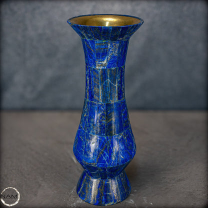 Seltener Natürliche Lapislazuli Kristall-Vase - 767,24g