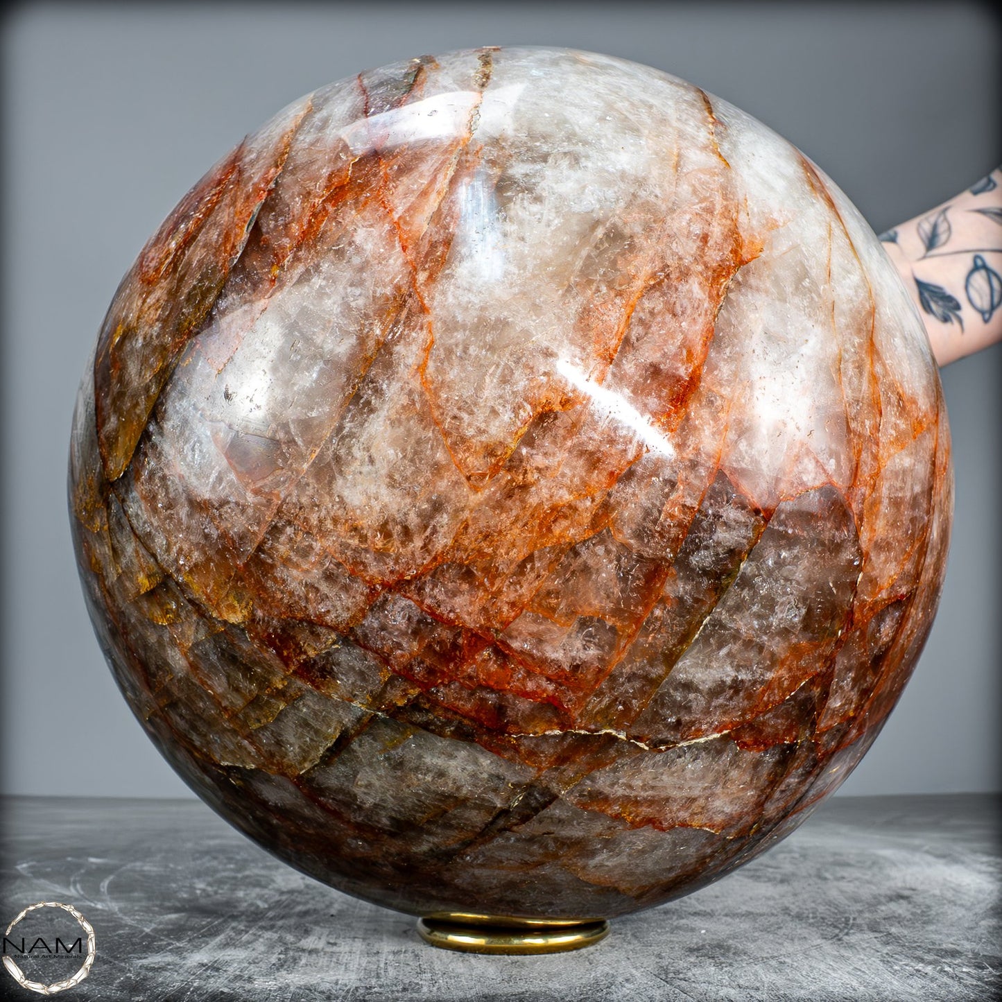 Feuer & Healer Quarz – Ein Meisterwerk der Natur - 16000,01g