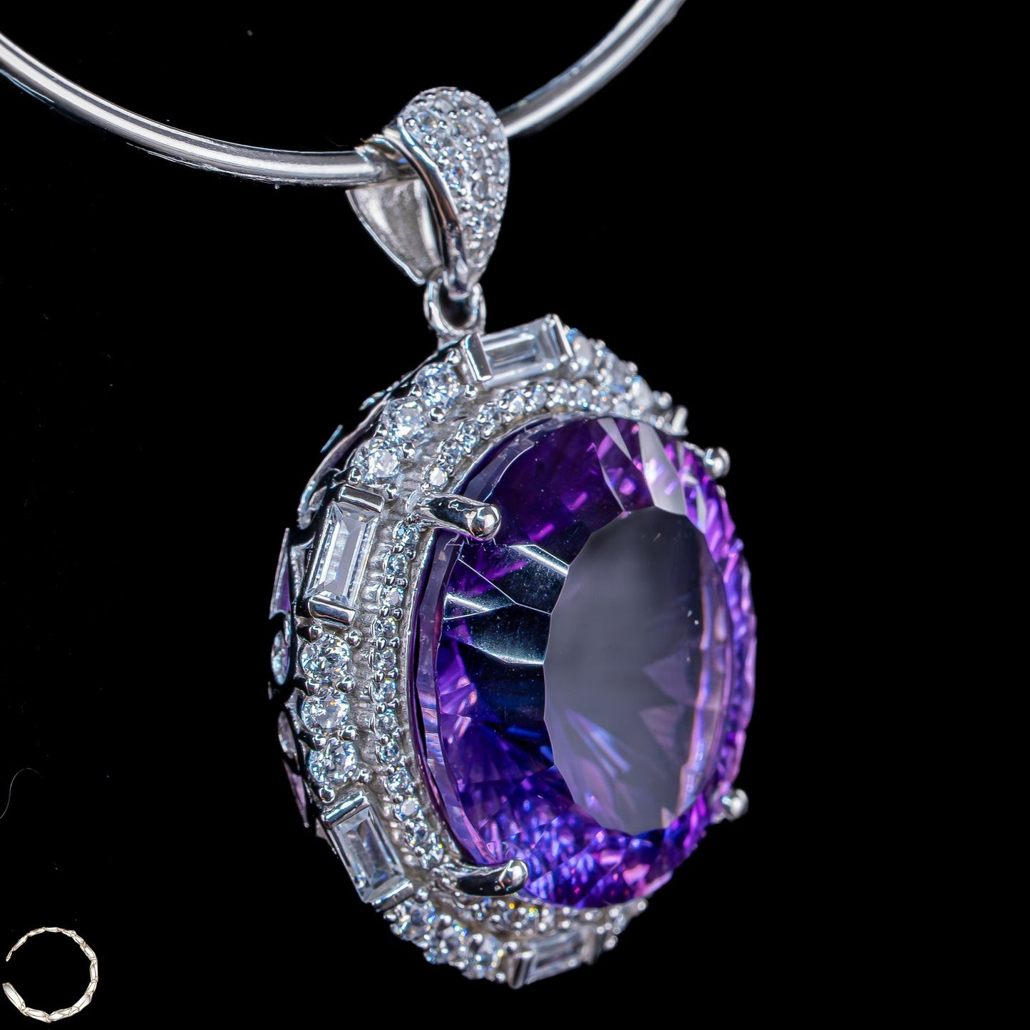 Amethyst-Anhänger – ein Meisterwerk aus Licht, Tiefe und Eleganz 9,78g 48,9ct