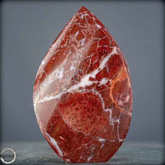 Himalaya-Jaspis-Flamme – Kraftvolle Naturzeichnung-1002,33g