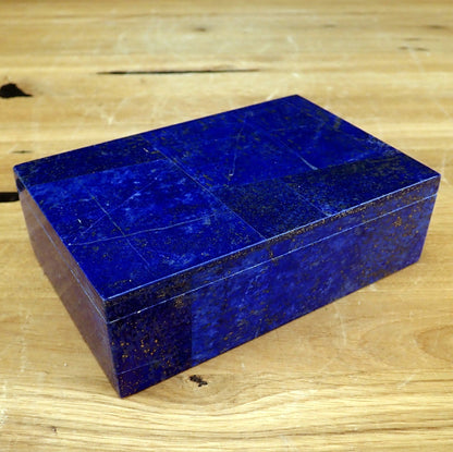 Lapislazuli Schmuckkästchen/Box - 750.51 g - 147×97×45 mm