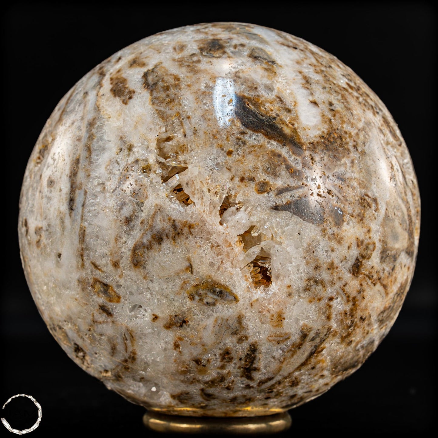 Nadelquarz-Kugel aus Indonesien – 1616,44g