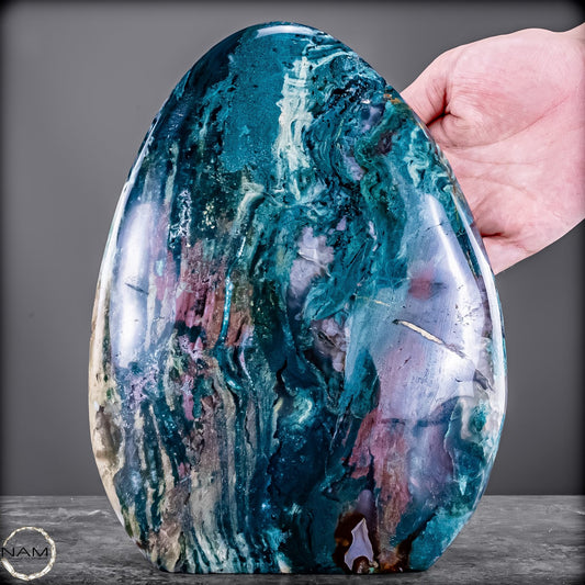 Natürliche Ozean-Jaspis Kristall-Freiform - 2595,96g