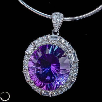 Amethyst-Anhänger – ein Meisterwerk aus Licht, Tiefe und Eleganz 9,78g 48,9ct