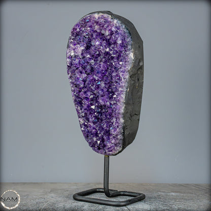 Natürliche Amethyst-Kristalle/Druse auf Ständer - 3254,18g