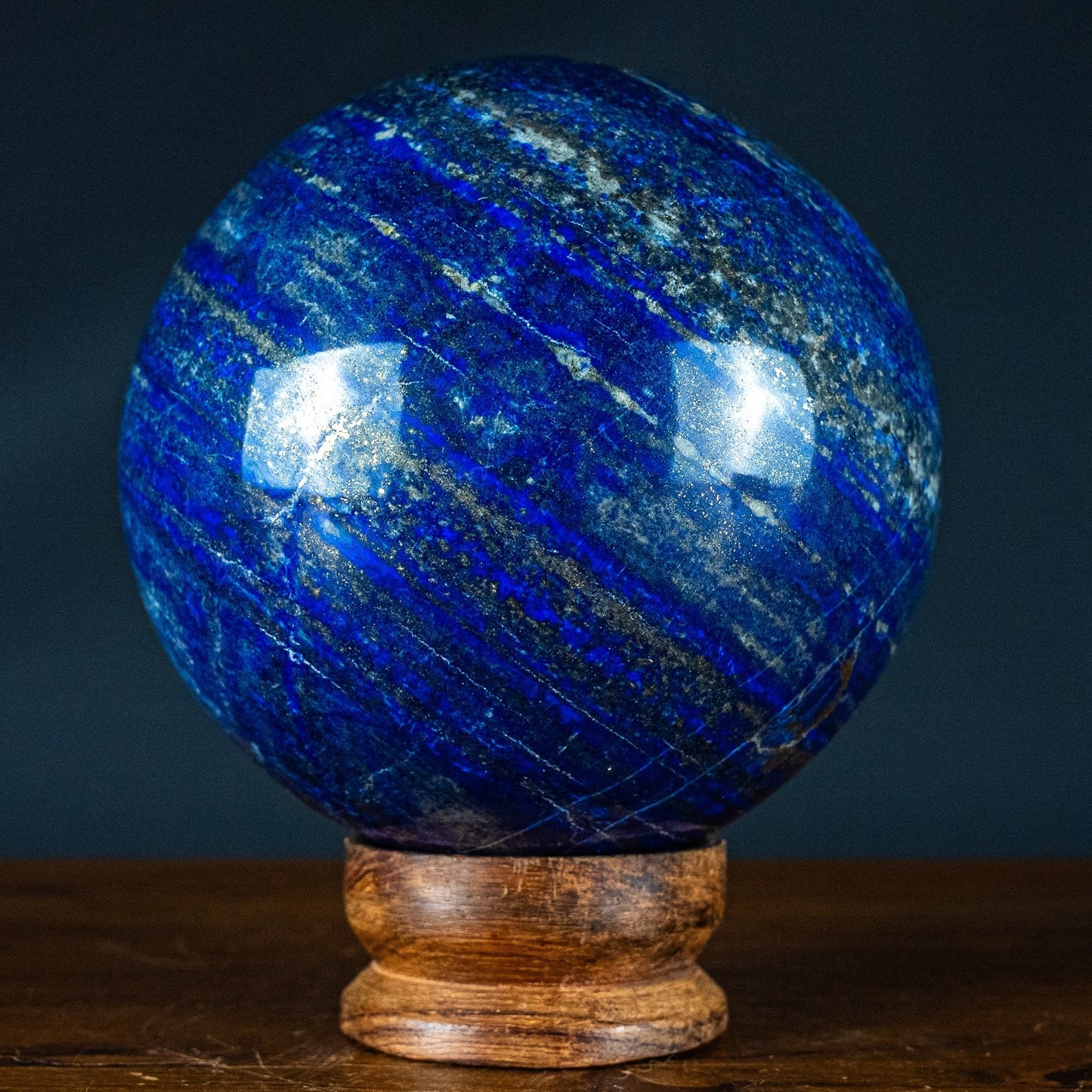 Natürliche Lapislazuli-Kristall-Kugel - 6500,81g - 165mm