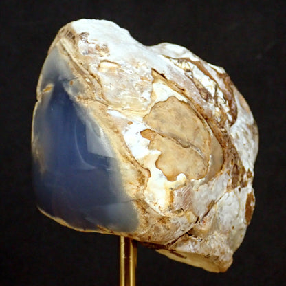 Natürlicher Blauer Chalcedon auf Ständer - 501,19g