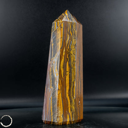 Natürlicher Tigerauge-Obelisk - 1162,67g