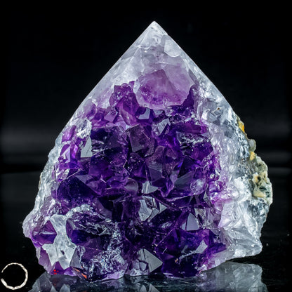Natürliche Amethyst-Kristall Druse/Spitze - 473,19g