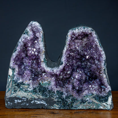 Natürlicher Zwillings-Amethyst und Achat-Druse, Uruguay - 22419,37g