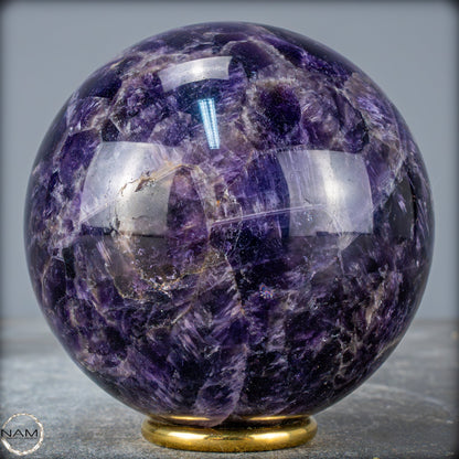 Natürliche Chevron-Amethyst Kristallkugel aus Bolivien - 1106,79g - 94mm