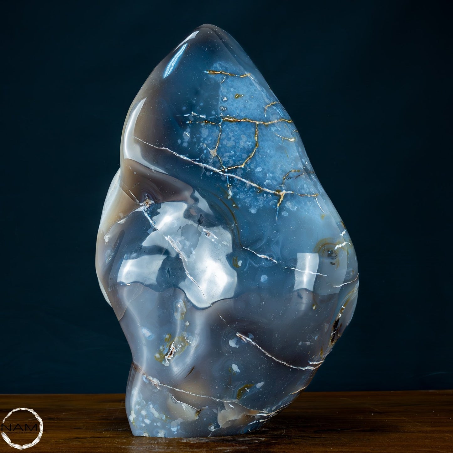 Natürliche Große Orca-Achat Kristall Freiform aus Brasilien - 37104g