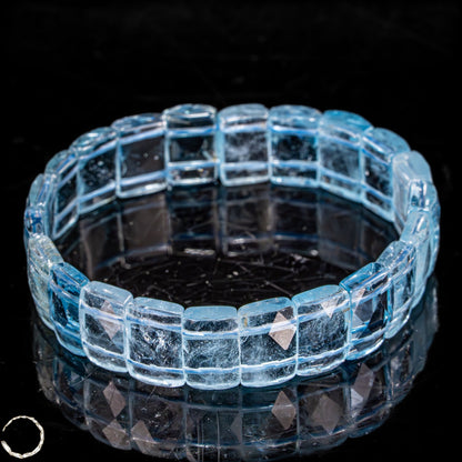 Eleganz in Blau – Aquamarin-Armband Afghanistan -41,08g 205,4ct
