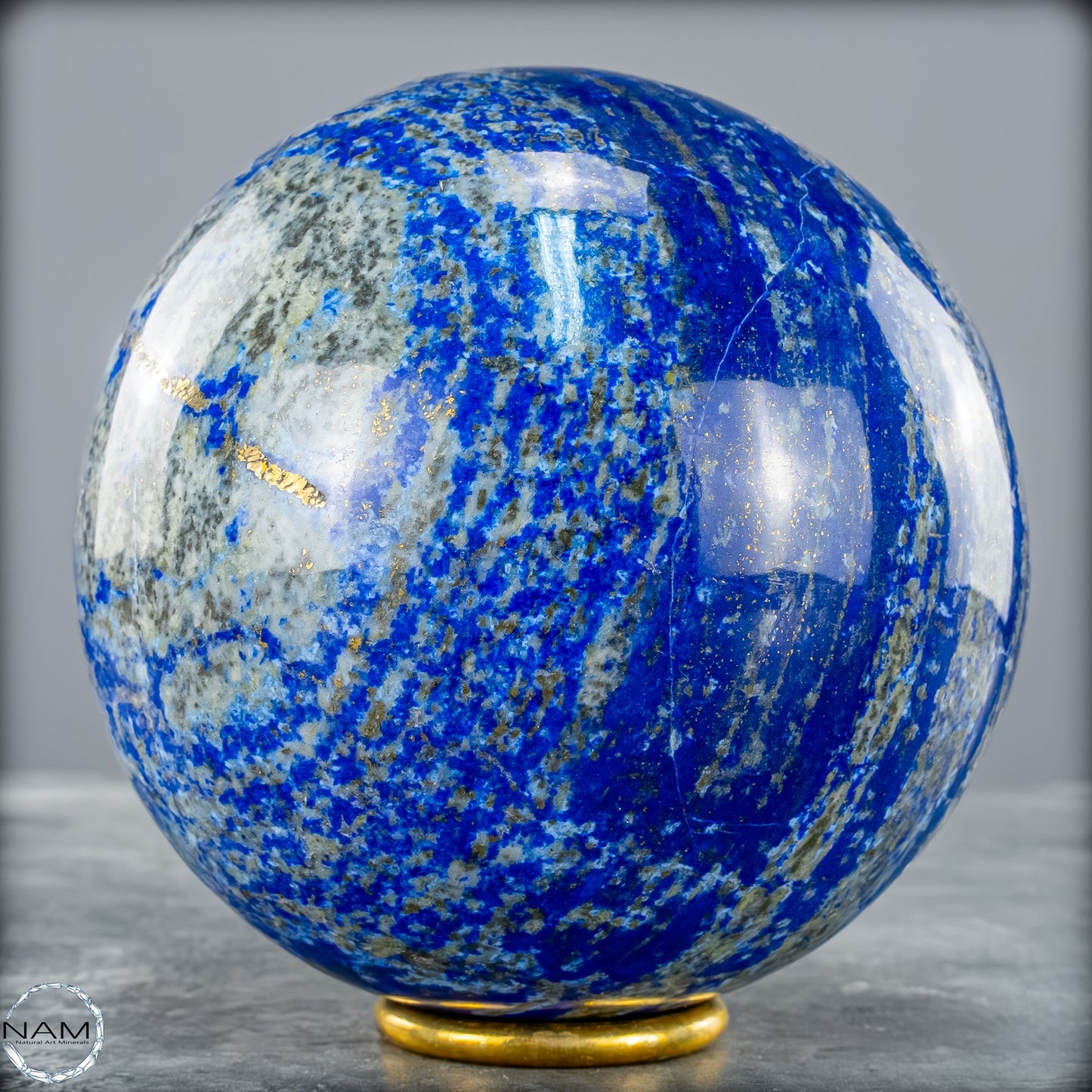 Natürliche Lapislazuli-Kristall-Kugel - 2253,16g