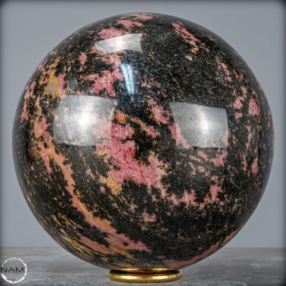 Natürliche Große Rhodonit-Kristall Kugel - 9872,13g - 180mm