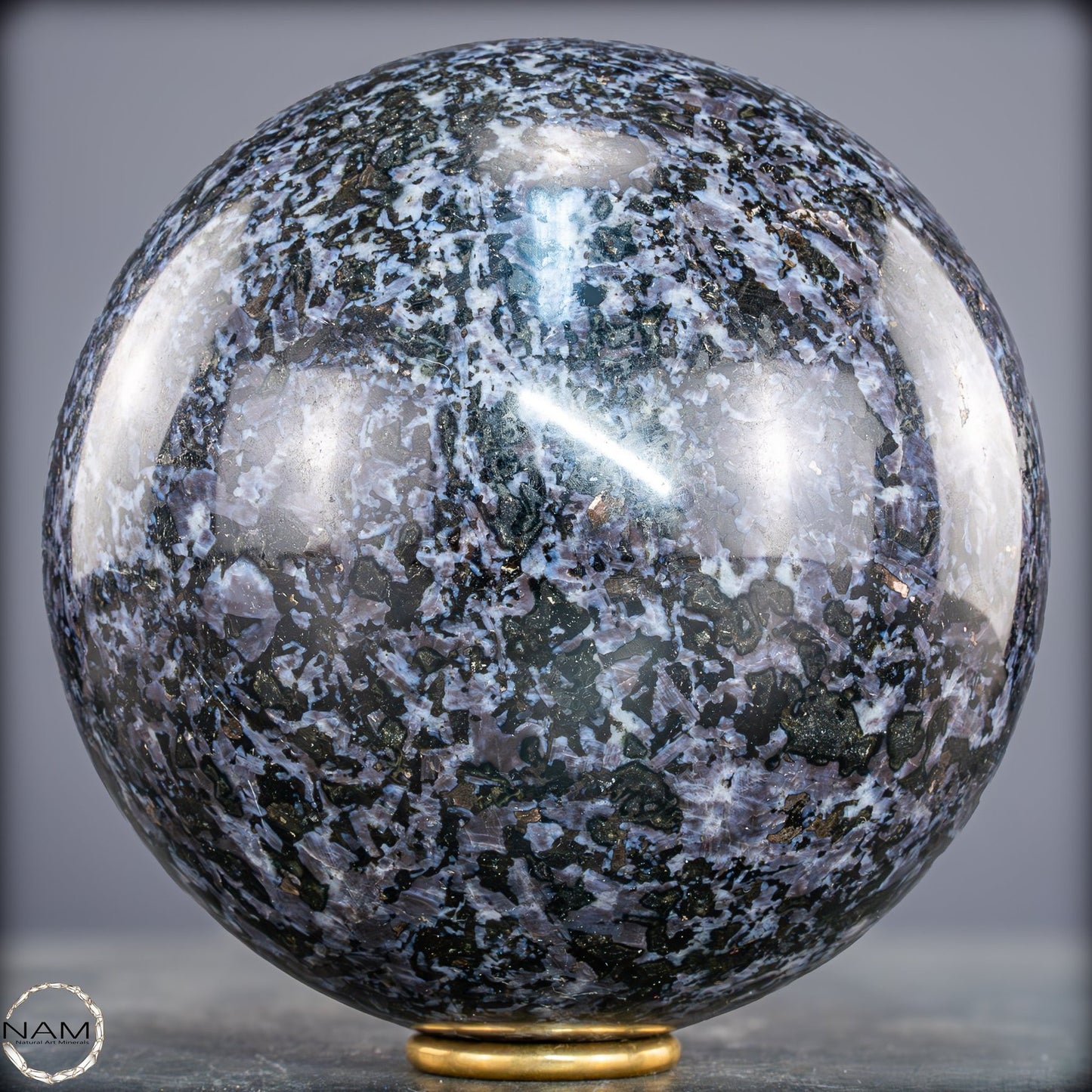 Natürliche Merlinit (Gabbro) Kristallkugel - 5084,12g