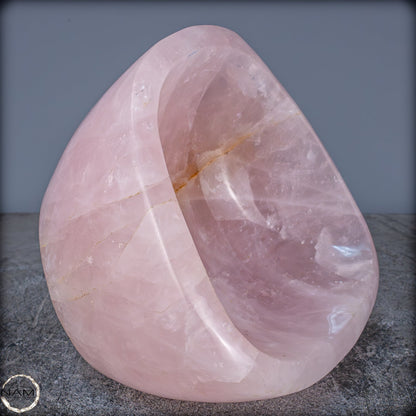 Natürliche Rosenquarz Schale / Schüssel - 4359,15g