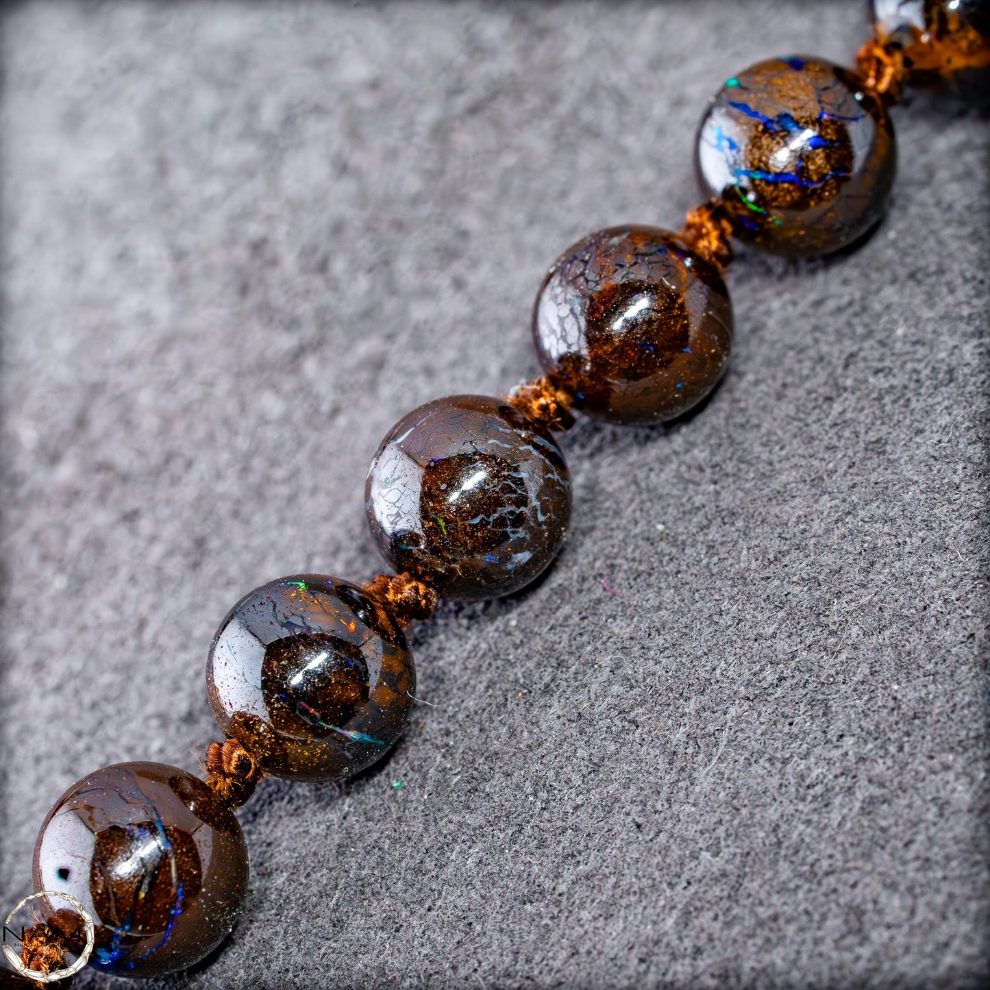 Boulder Opal Halskette mit Designer-Anhänger - 50,89g 254,45ct