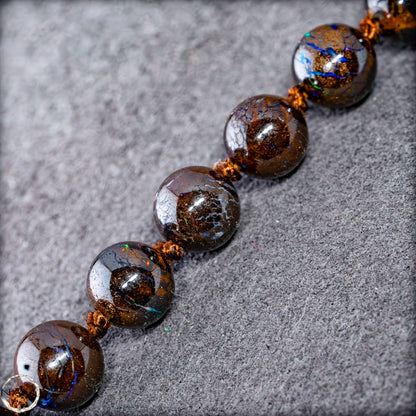 Boulder Opal Halskette mit Designer-Anhänger - 50,89g 254,45ct