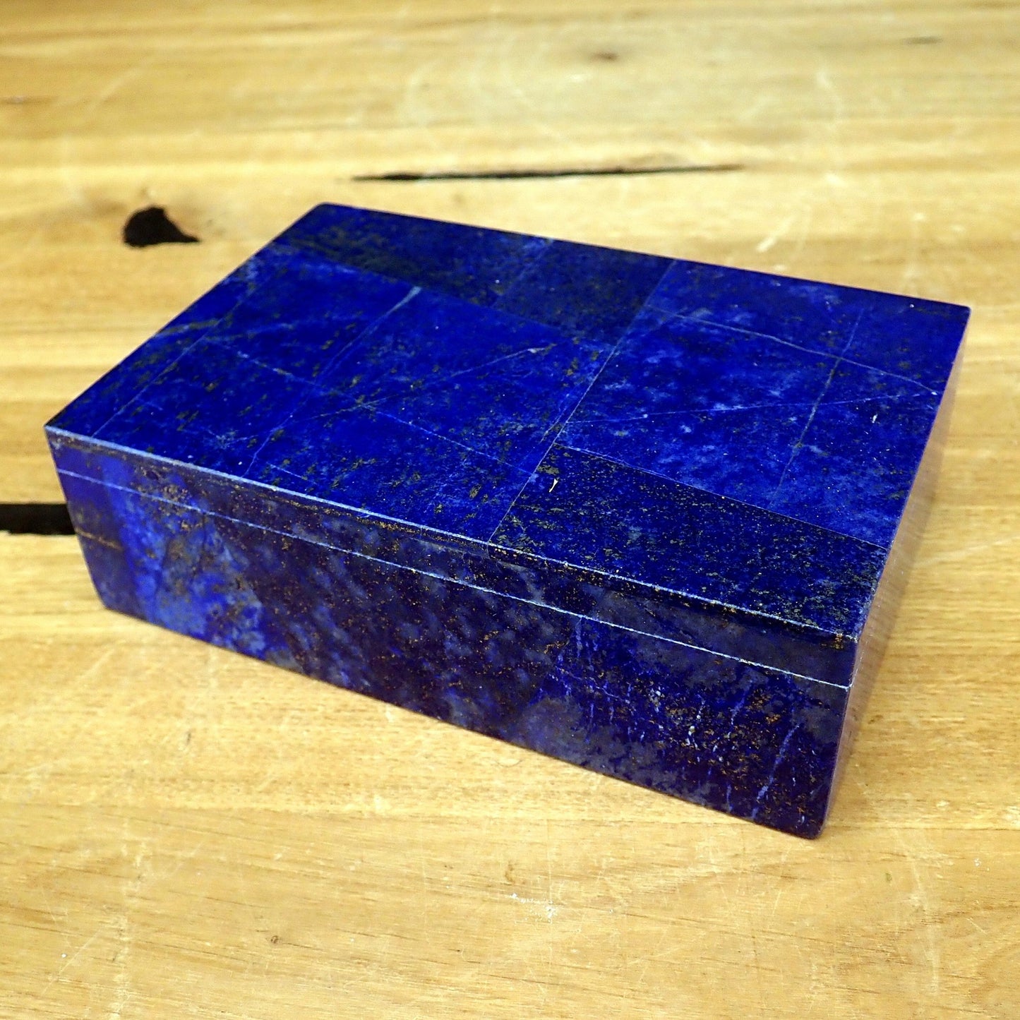 Lapislazuli Schmuckkästchen/Box - 750.51 g - 147×97×45 mm