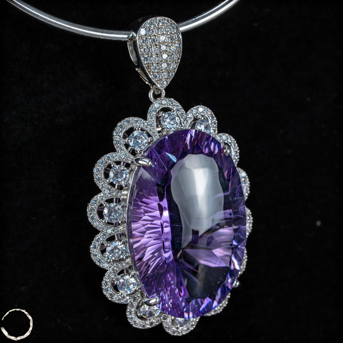 Amethyst-Anhänger – ein Meisterwerk aus Licht, Tiefe und Eleganz 15,64g 78,2ct