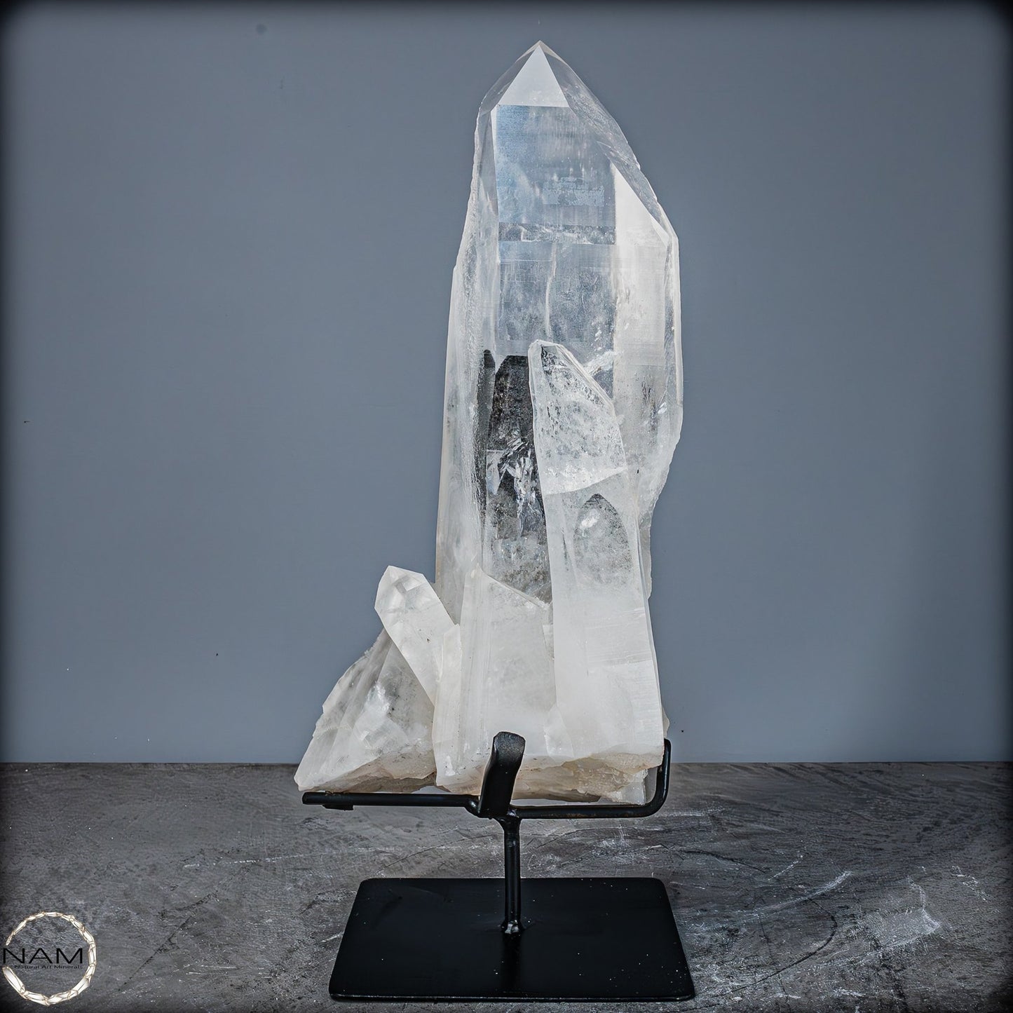 Seltener Doppel-Phantom Lumerische Quartz Kristall auf Ständer - 4654,92g