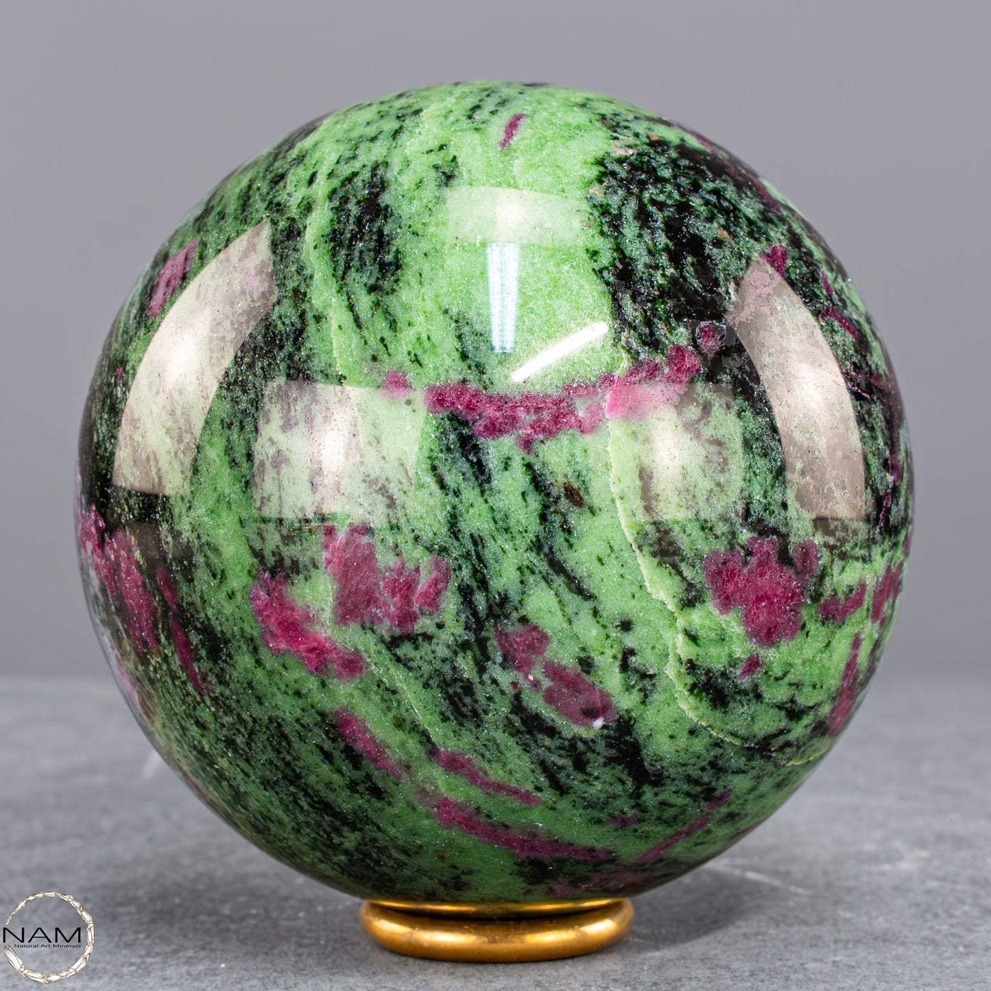 Natürliche Rubin in Zoisit Kugel - 975,99g - 83mm