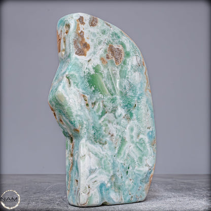 Natürlicher Blau-Grüne Aragonit Kristall-Freiform - 1173,29g