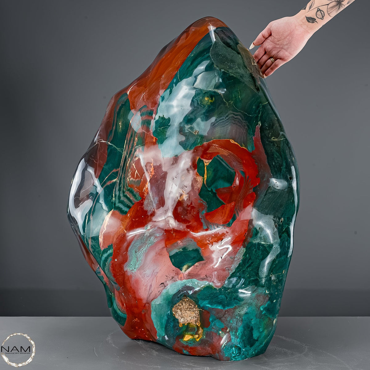 Natürliche Polychrome Jaspis Kristall-Freiform XXL -138557,29g