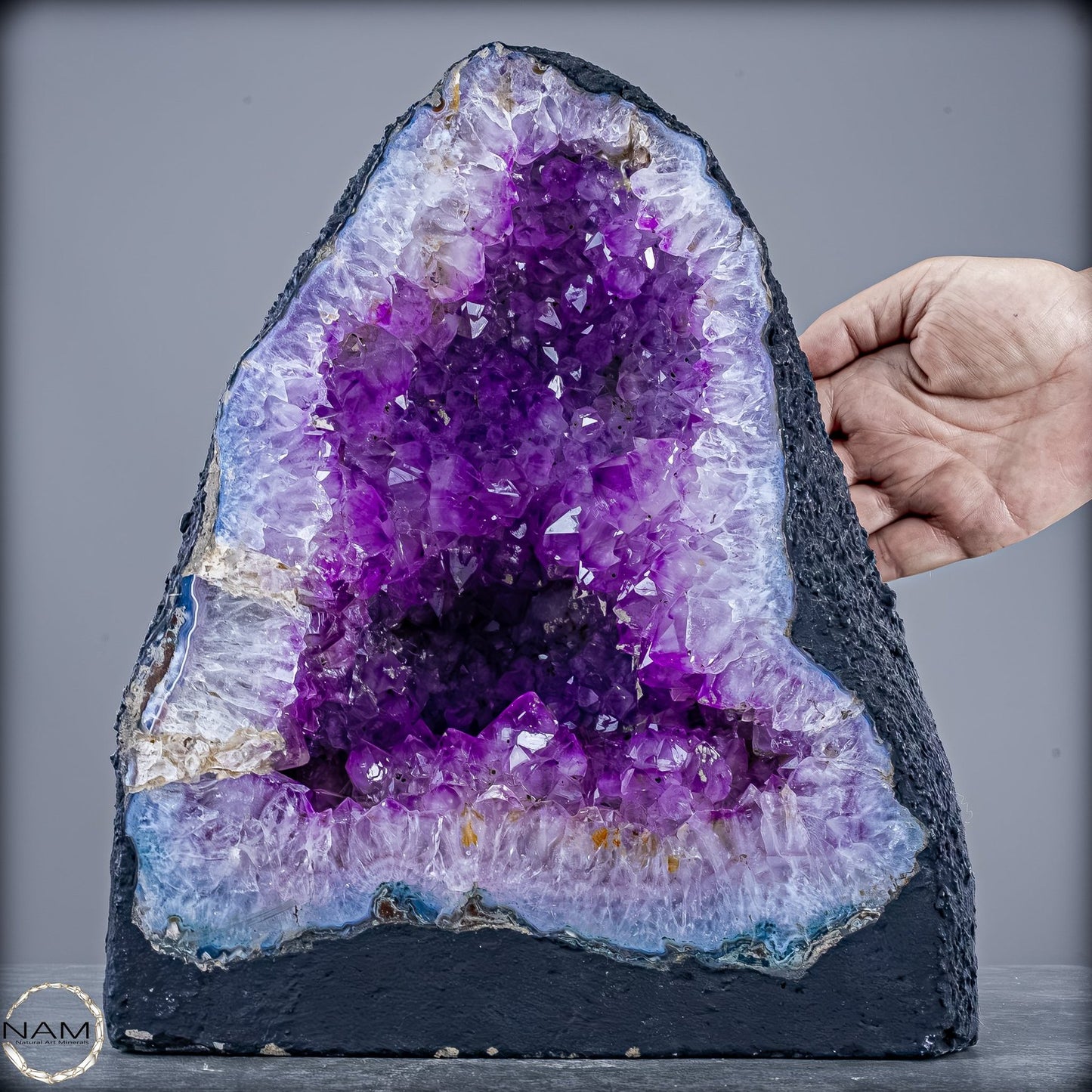 Amethyst-Druse Kathedrale – Naturwunder aus Uruguay – 9660,82g