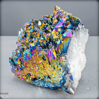 Wunderschönes Aura-Amethyst Kristallcluster – 1478,26g