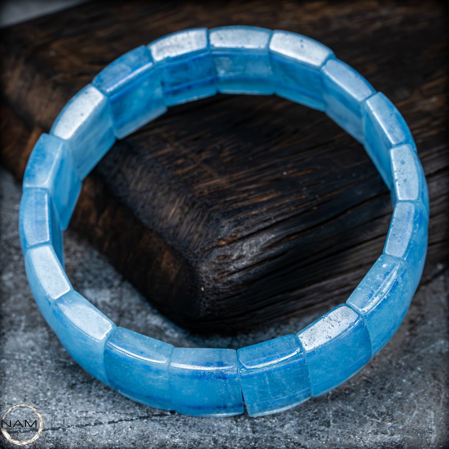 Eleganz in Blau – Aquamarin-Armband Afghanistan -40,19g 200,95ct