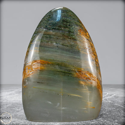 Natürliche Grüne-Quarzkristall Freiform aus Brasilien - 667,96g