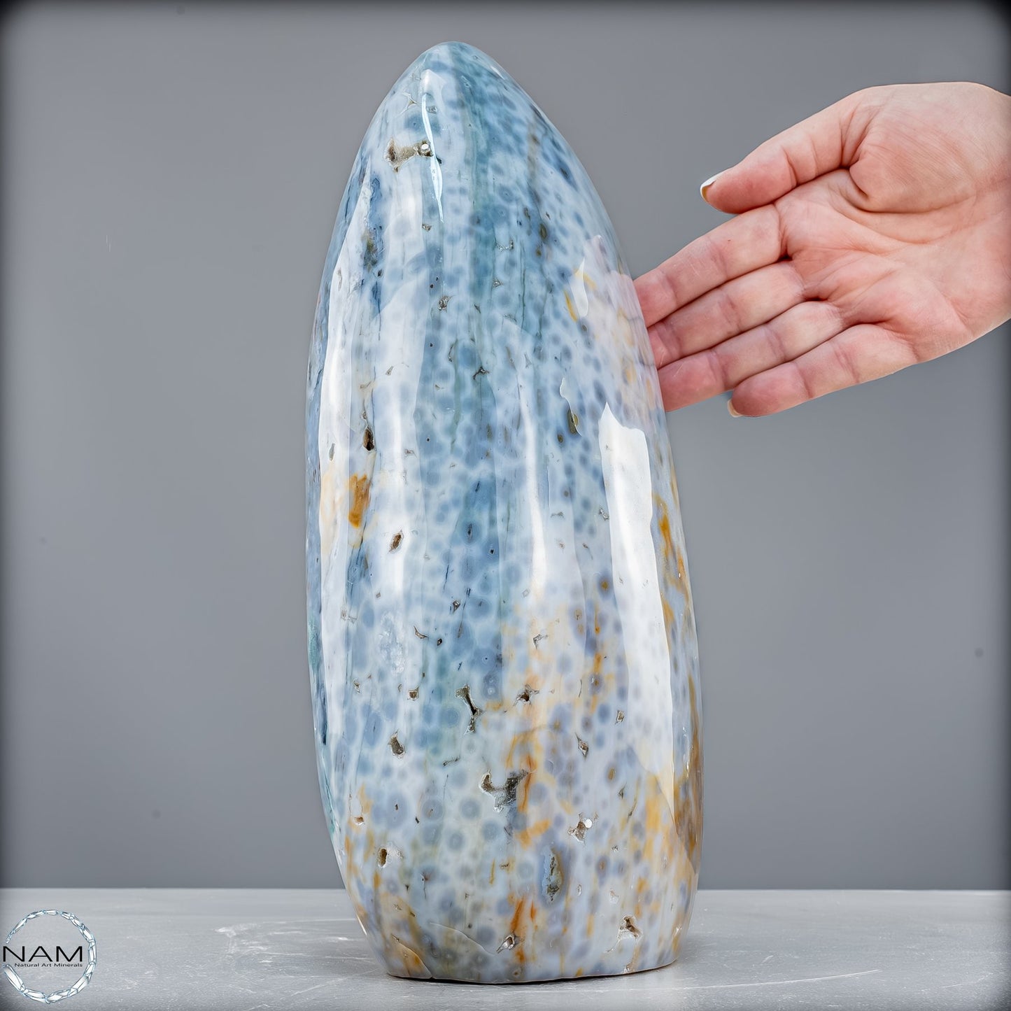 Natürliche Ozean-Jaspis Kristall-Freiform - 7147,22g