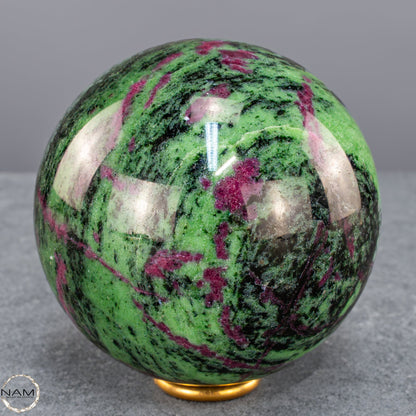 Natürliche Rubin in Zoisit Kugel - 975,99g - 83mm