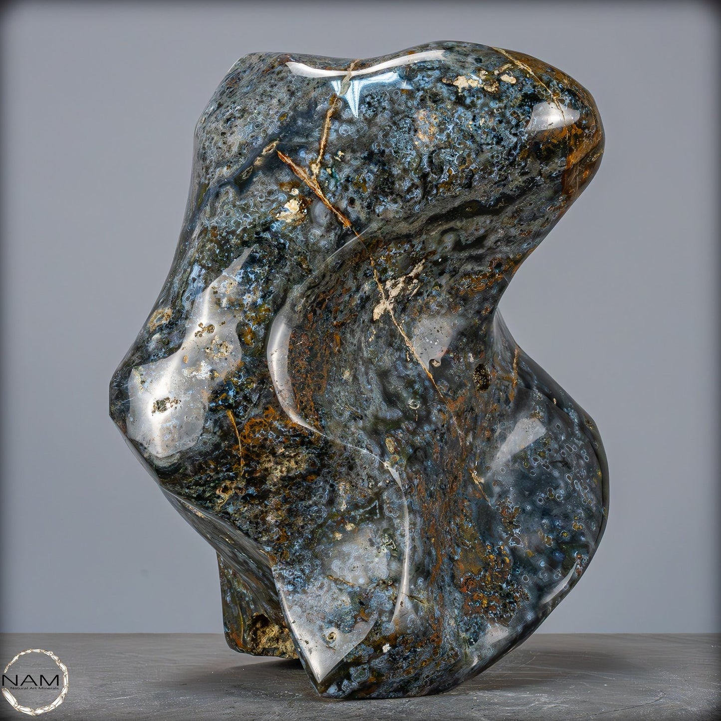 Natürliche Ozean-Jaspis Kristall-Freiform - 11464,15 g