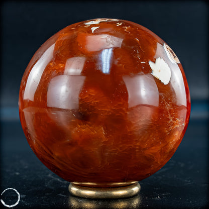 Natürliche Mehrfabige Carneol Kristall Kugel - 379,69g